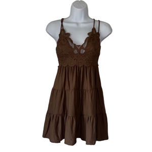 Crochet lace dress
